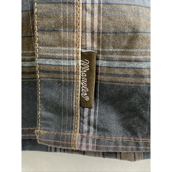 Wrangler Retro Premium Pearl Snap Long Sleeve Western Shirt Men’s Large 46” - Picture 5 of 8